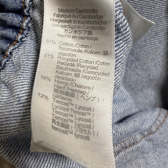 Madewell Women's Jeans 3X Pull-On Relaxed Beswick - Elastic Waist - Picture 8 of 9